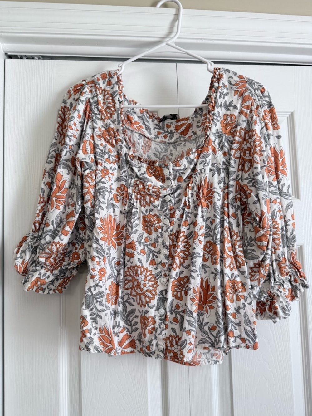 Rachel Zoe square neck top